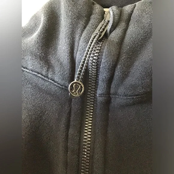 Lululemon oversized full-zip scuba black xs/s! - Picture 3 of 11